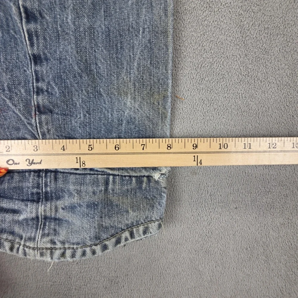 Vintage Levis Engineered Jeans Mens 30x32 Blue Twisted Button Fly Medium Wash